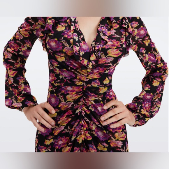 NWT Diane Von Fursenberg “Sean” Mesh Dress - Picture 2 of 12